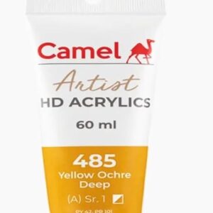 Camel Artist HD Acrylic Colour 60ML (485 Yellow Ochre DEEP (A) SR.1)